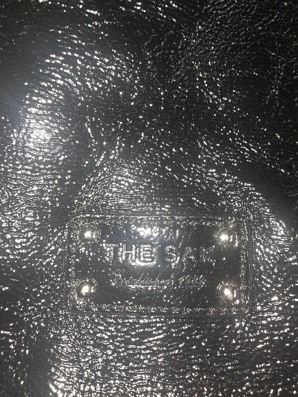 The Sak Black Patent Shoulder/hand Bag